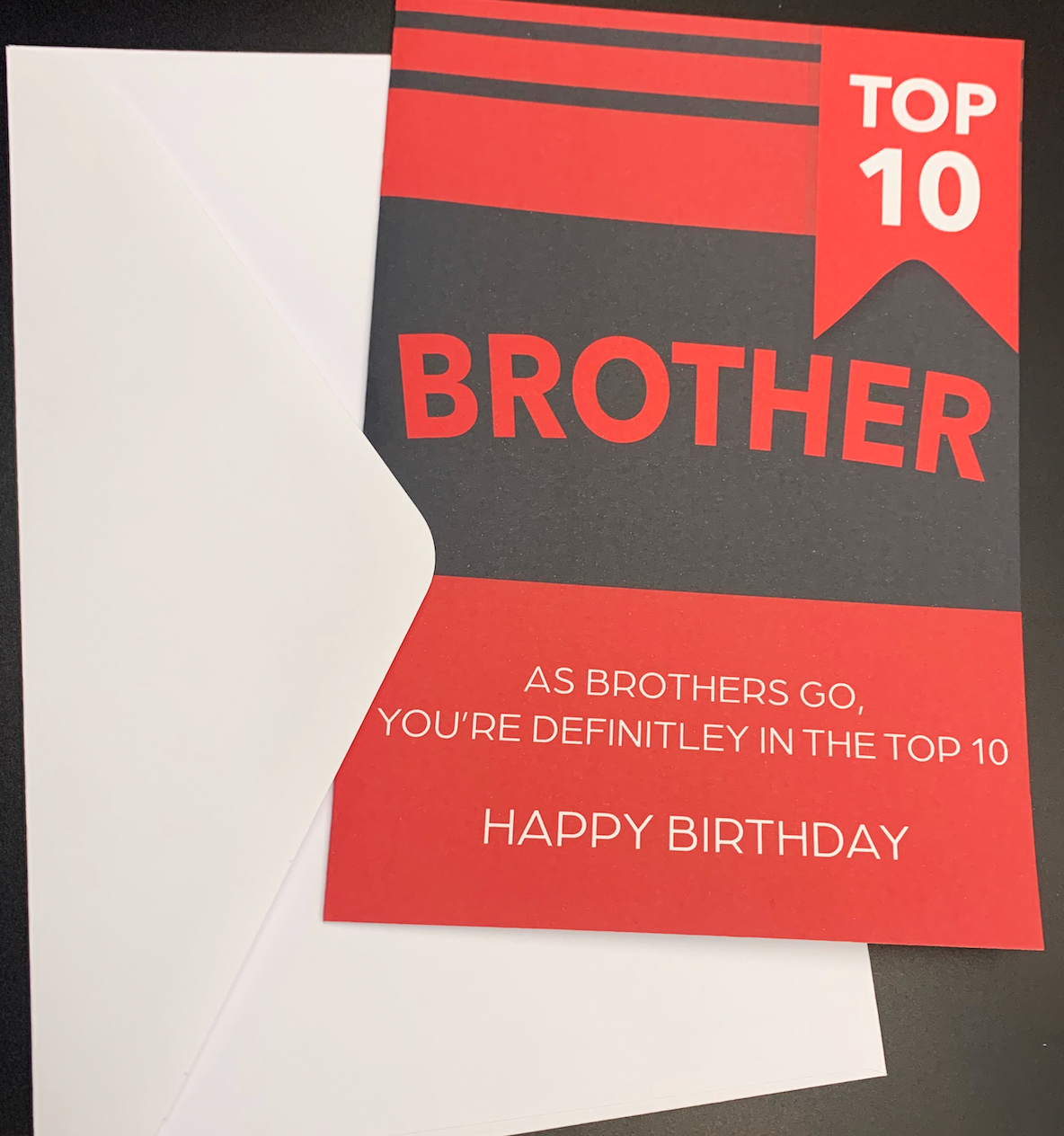 Top 10 Brother Greeting Card