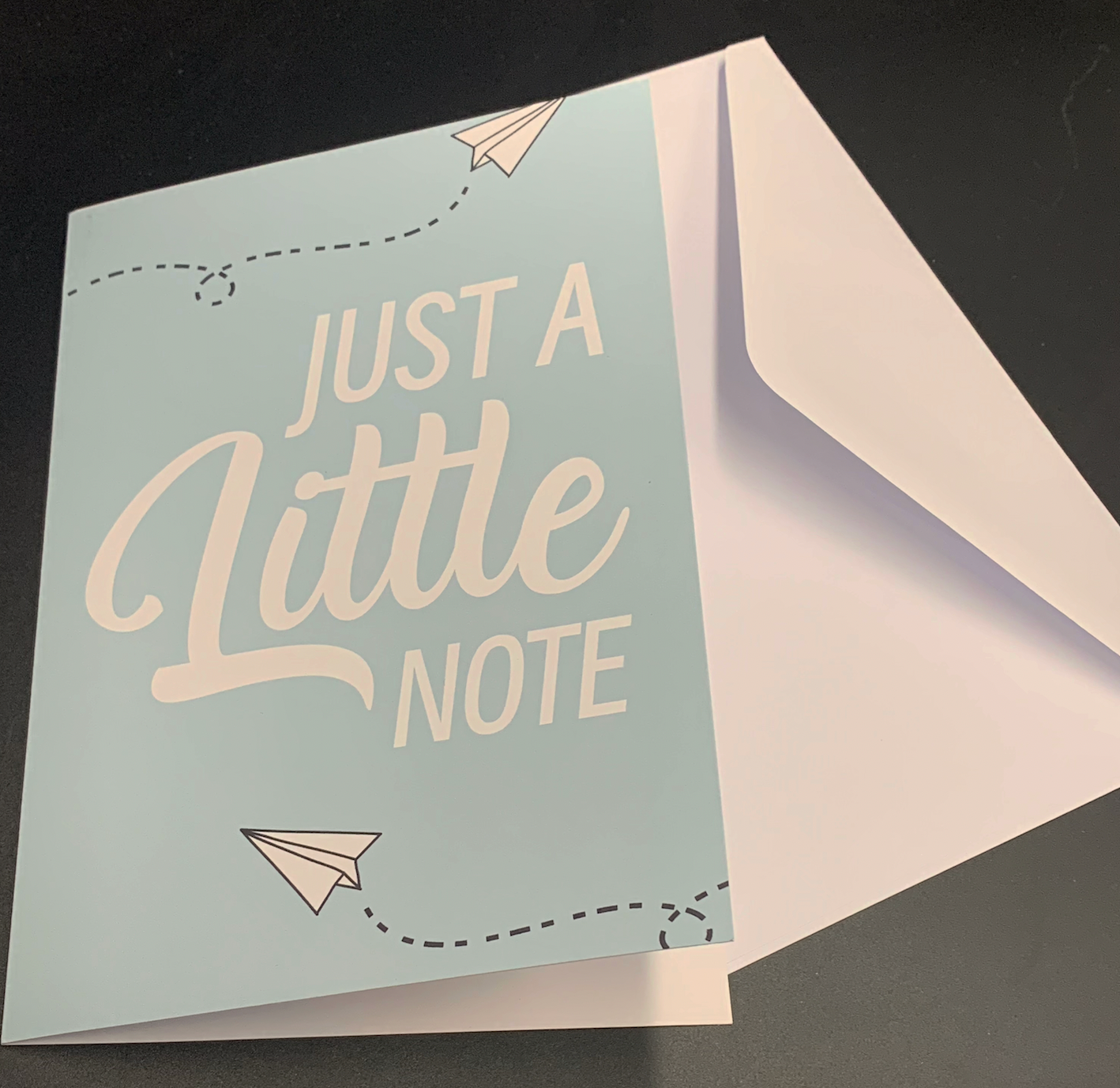 A Little Note Greeting Card