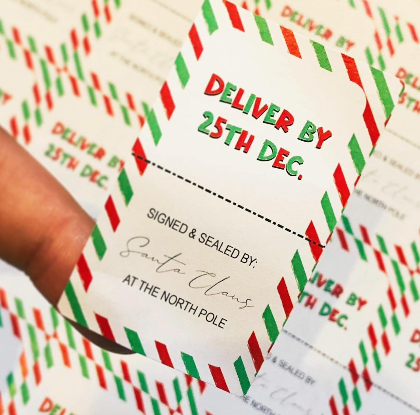 Deliver 25th Dec Seal