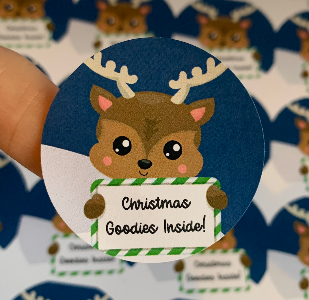 Christmas Goodies Inside Stickers