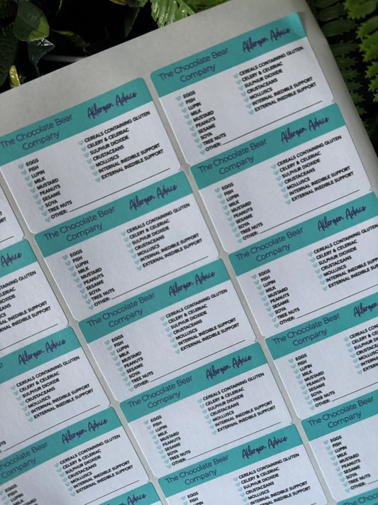 Custom Allergen Labels