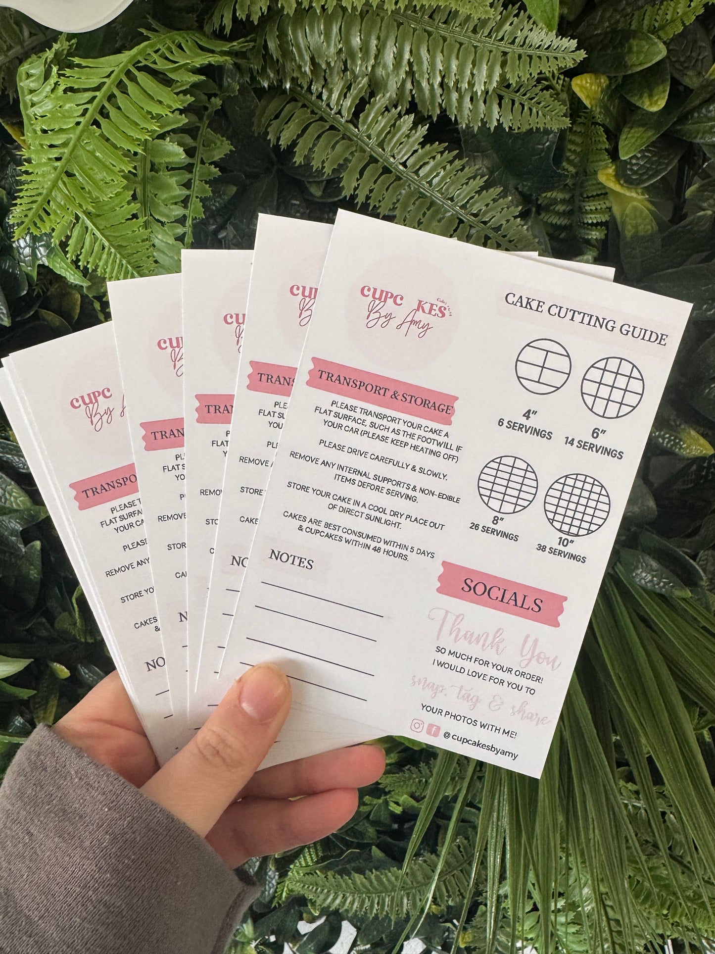 Round Cake Cutting Guide (custom)