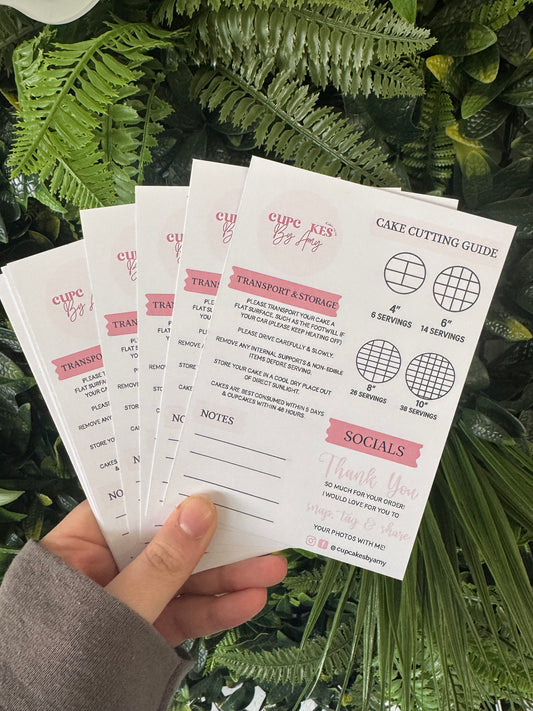 Round Cake Cutting Guide (custom)