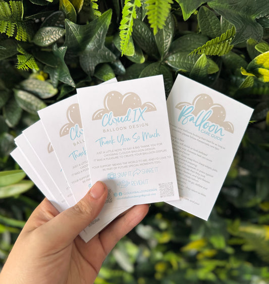 Care & Thank you card Duo (Double Sided )