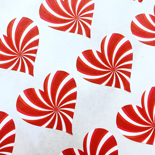 Candy Cane Hearts