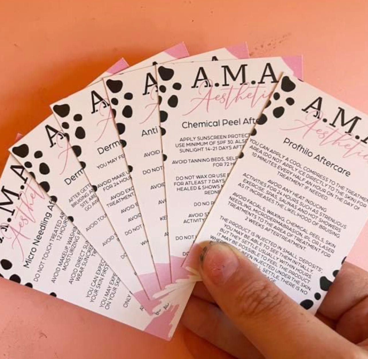 Aftercare Cards