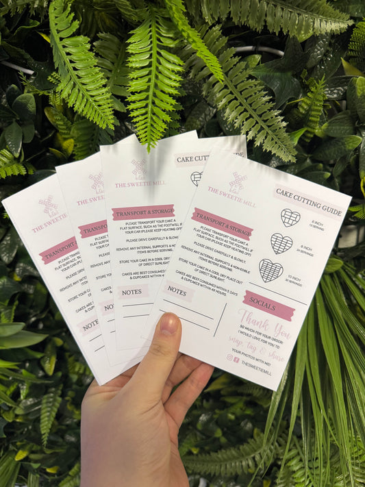 Heart Cake Cutting Guide (custom)