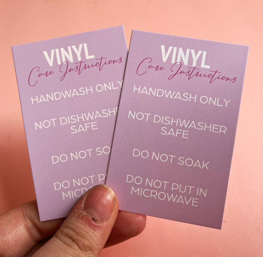 Vinyl Care Cards