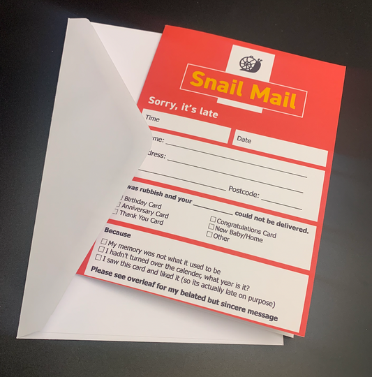 Snail Mail Greeting Card