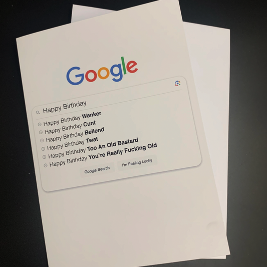 Happy BIrthday Google Card