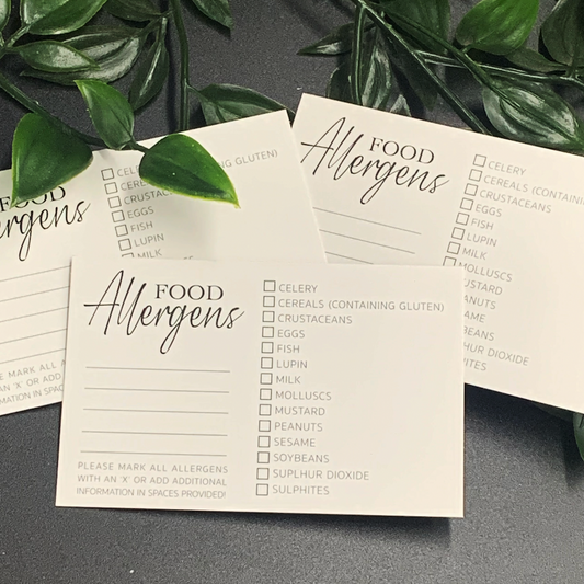 Allergen Cards
