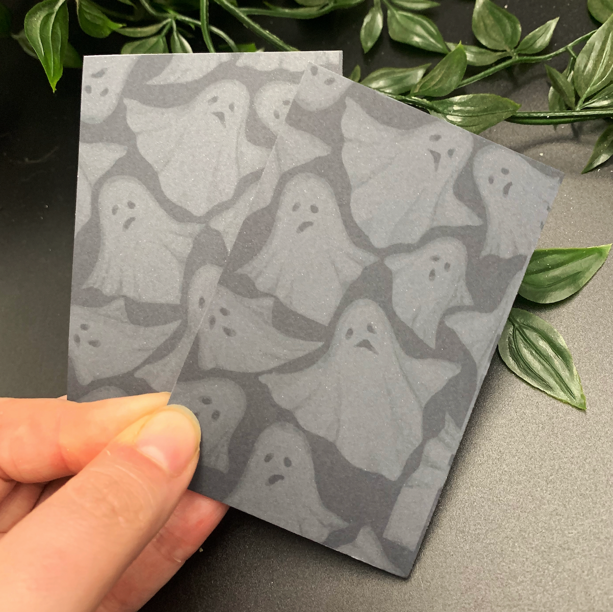 Ghostly Backing Card