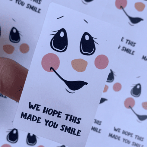 Snowman Happy Seal (Small)