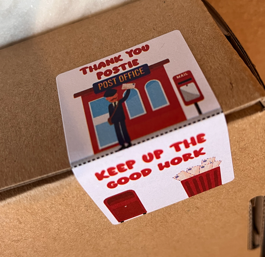 Thank You Postie Box Seal (small)