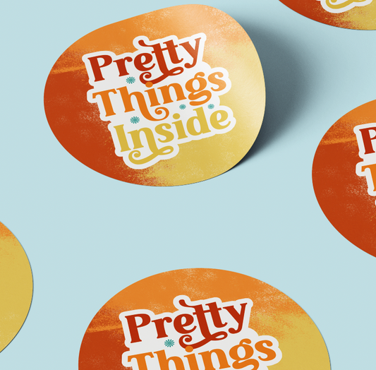 Pretty Things inside stickers