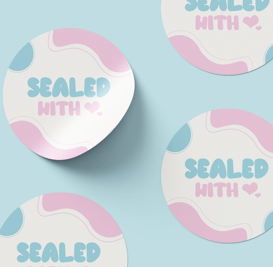 Sealed with love stickers