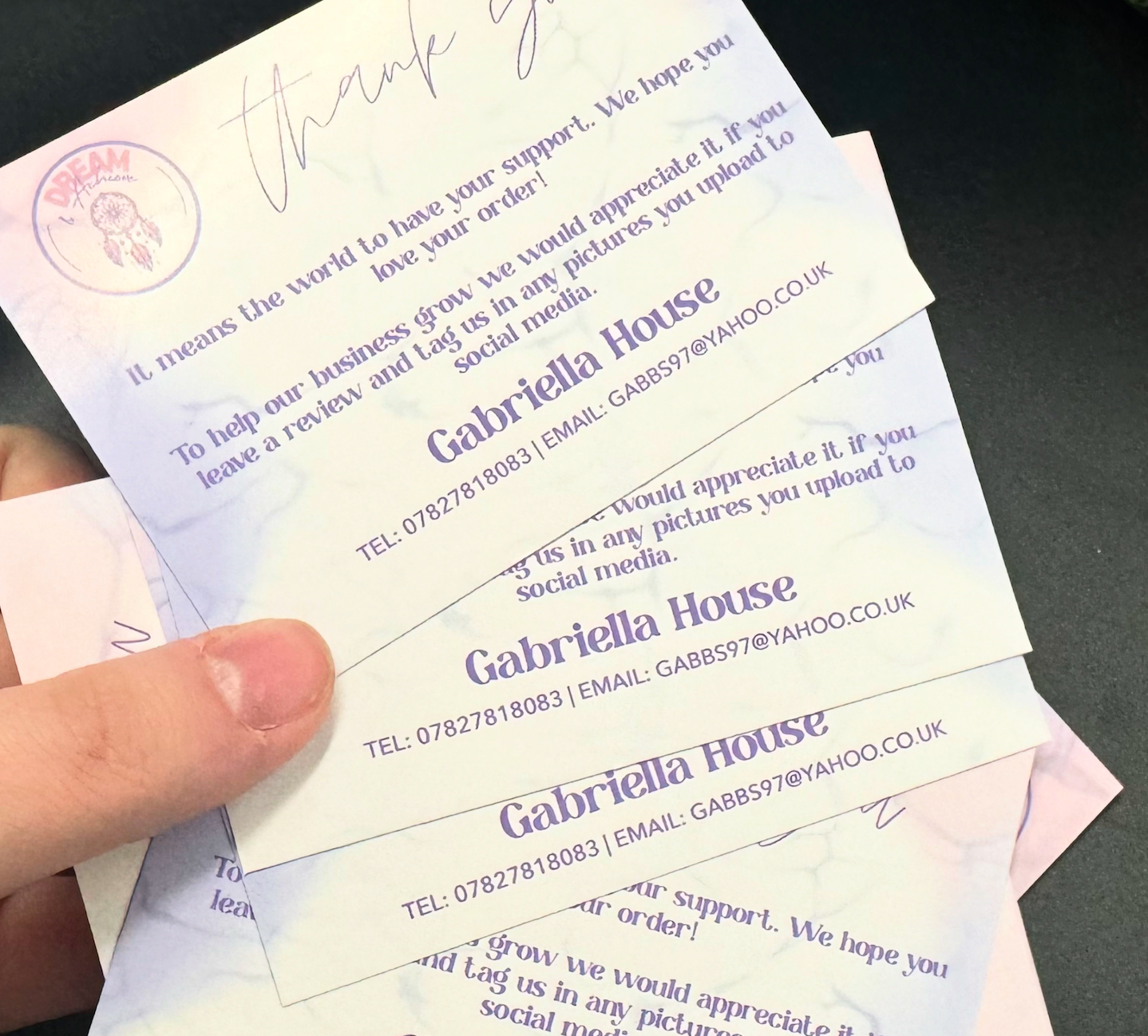 Thank you Cards (Simplistic)